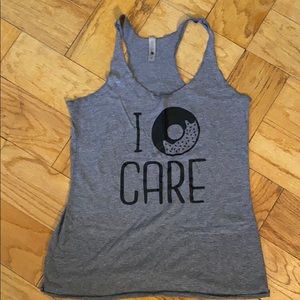 Grey Graphic Workout or Casual Tank
